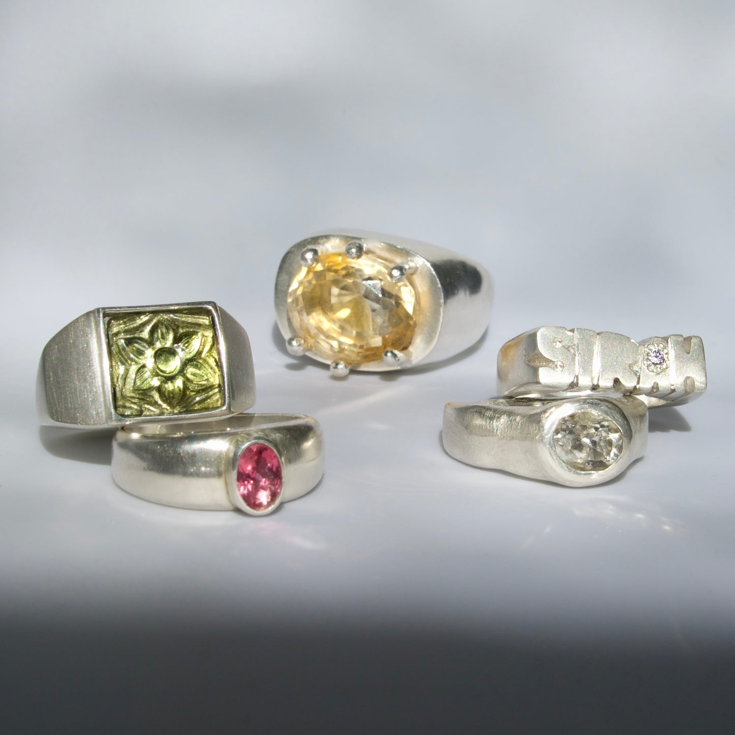 "FLOWER TURMALIN" RING