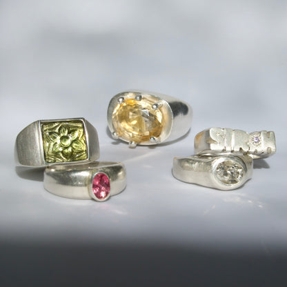 "FLOWER TURMALIN" RING